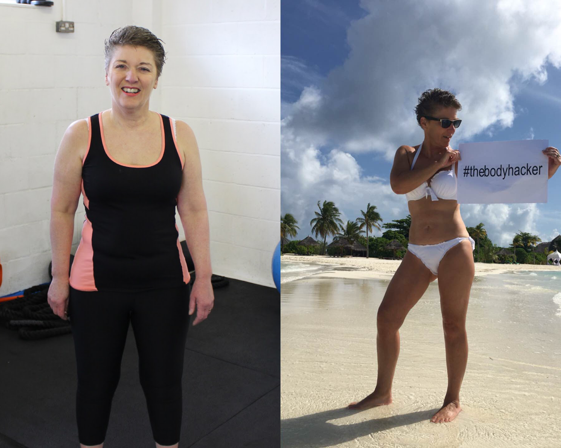 Client B before transformation